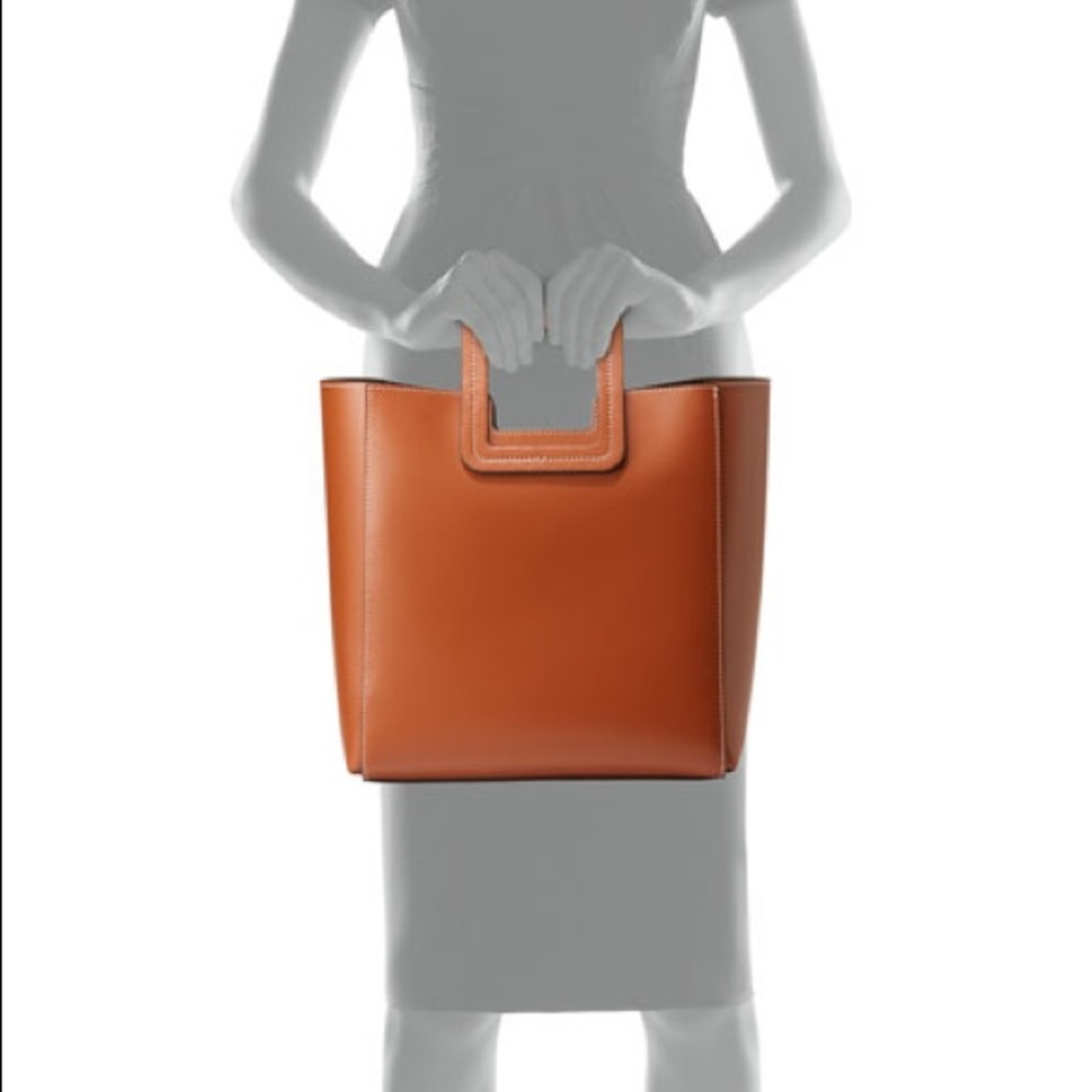 Staud Shirley Two-Piece Leather Tote Bag - Picture 3 of 9